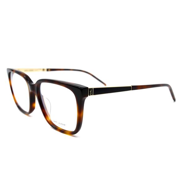SAINT LAURENT SL M102 003 HAVANA EYEGLASSES FRAME - Picture 9 of 10